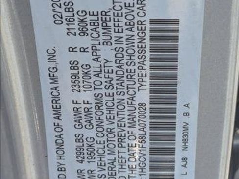Used 2020 Honda Accord EX-L image 25