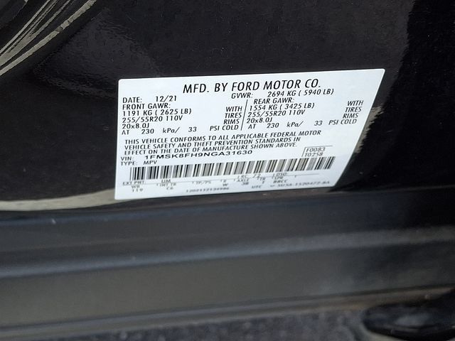 Used 2022 Ford Explorer Limited w/ Equipment Group 301A AWD/4WD image 24
