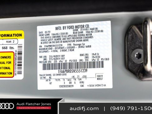 Used 2022 Ford Mustang Mach 1 w/ Equipment Group 700A image 25