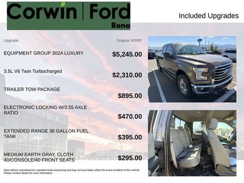 Used 2016 Ford F150 XLT w/ Equipment Group 302A Luxury AWD/4WD image 8
