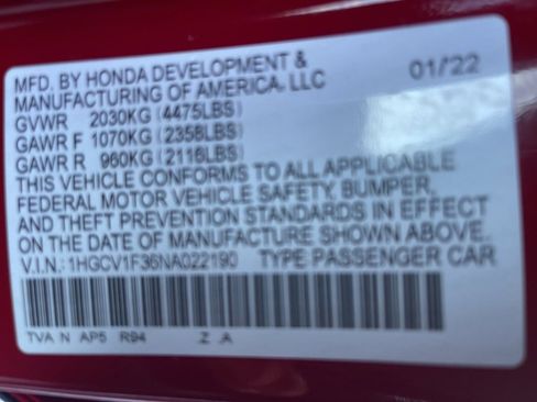 Used 2022 Honda Accord Sport image 30