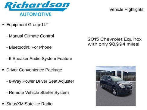 Used 2015 Chevrolet Equinox LT w/ Driver Convenience Package image 11