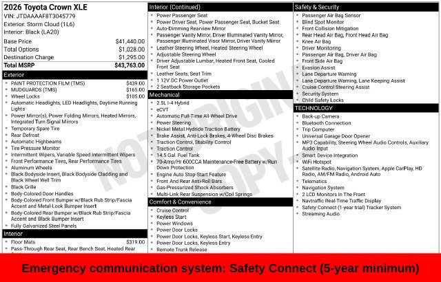 Used 2026 Toyota Crown AWD/4WD image 29