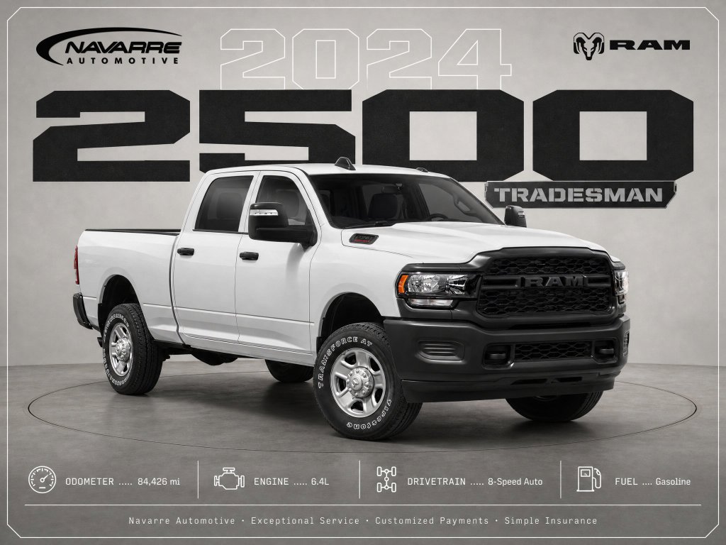 Used 2024 RAM 2500 Tradesman w/ Chrome Appearance Group AWD/4WD image 1