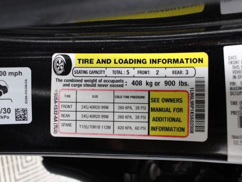 Used 2019 Lincoln Continental Reserve w/ Rear Seat Package FWD image 37