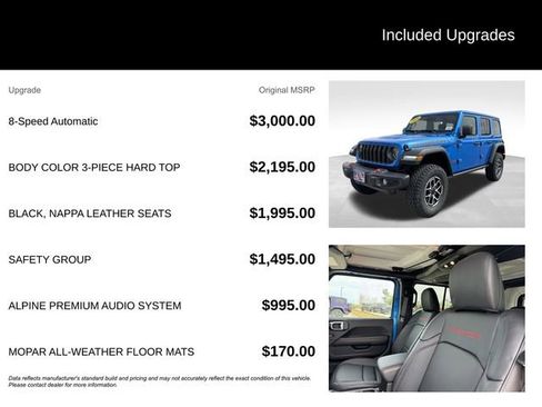 Used 2026 Jeep Wrangler Unlimited Rubicon w/ Safety Group AWD/4WD image 5