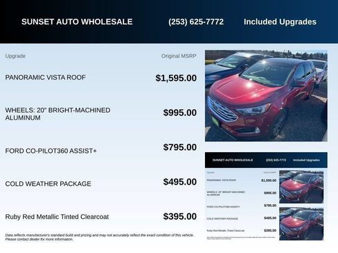 Used 2019 Ford Edge Titanium w/ Cold Weather Package AWD/4WD image 9