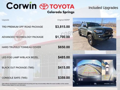 Used 2022 Toyota Tacoma TRD Off-Road w/ TRD Premium Off Road Package image 4