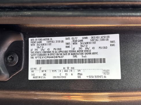 Used 2017 Ford F150 XLT w/ Equipment Group 302A Luxury image 35