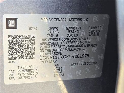 Used 2020 Chevrolet Suburban LT RWD image 28