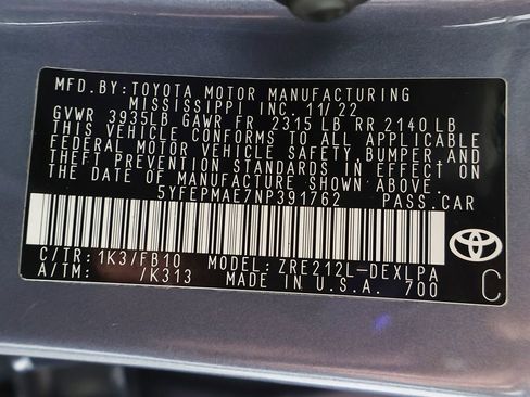 Used 2022 Toyota Corolla LE FWD image 41