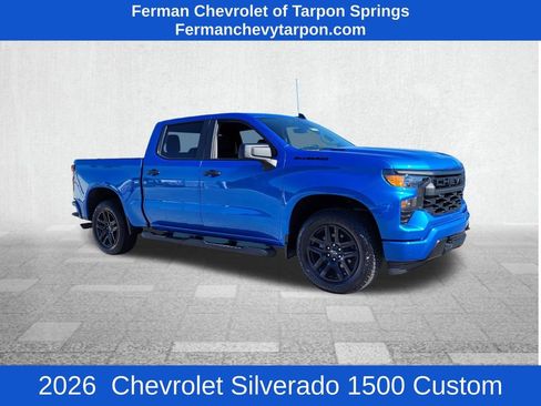 New 2026 Chevrolet Silverado 1500 Custom w/ Turbomax Blackout Package image 1