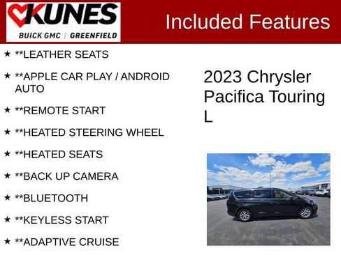 Used 2023 Chrysler Pacifica Touring-L FWD image 2