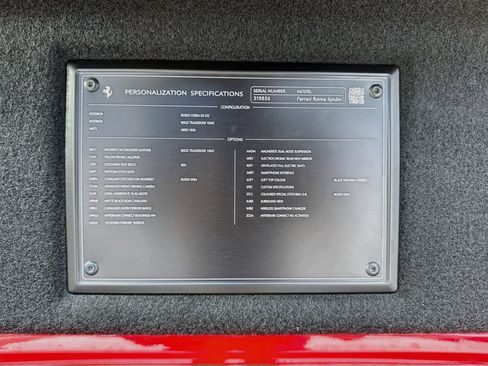 Certified 2025 Ferrari Roma Spider RWD image 30