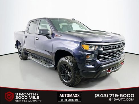 Used 2022 Chevrolet Silverado 1500 Custom Trail Boss w/ LPO, Dark Essentials Package image 1