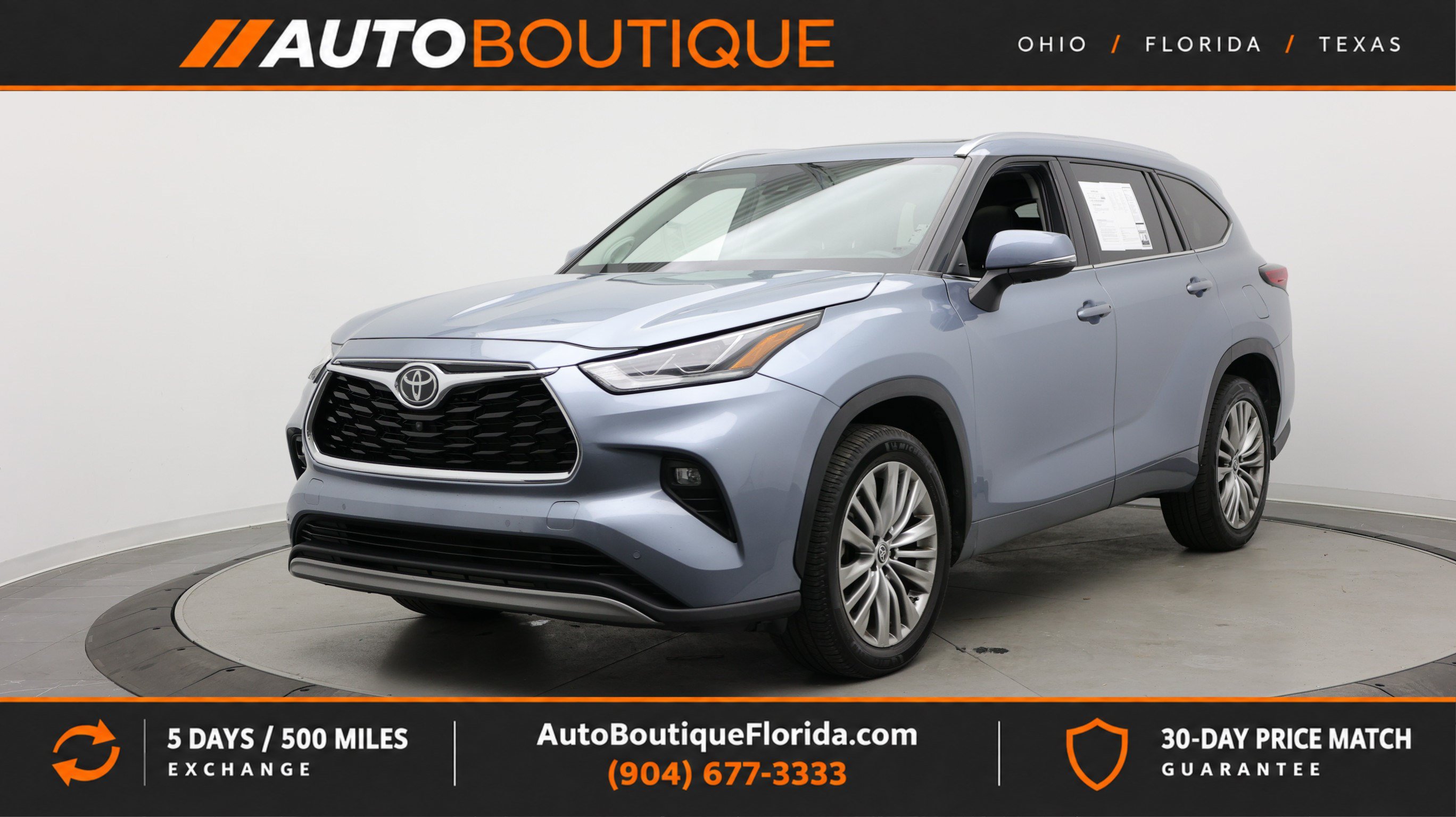 Used 2022 Toyota Highlander Platinum FWD image 1
