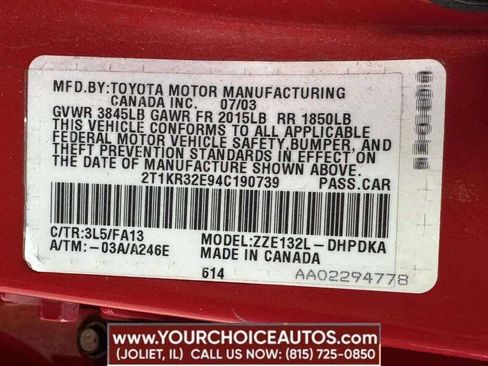 Used 2004 Toyota Matrix image 22