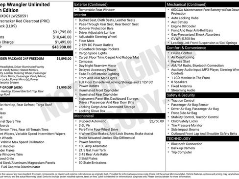 Used 2020 Jeep Wrangler Unlimited Sport image 37