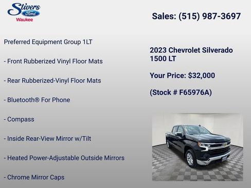 Used 2023 Chevrolet Silverado 1500 LT w/ Protection Package AWD/4WD image 16
