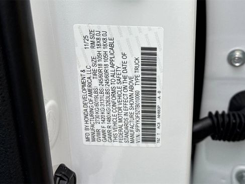 New 2026 Honda Ridgeline RTL image 33