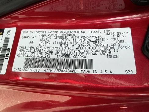 Used 2013 Toyota Tacoma PreRunner w/ SR5 Pkg RWD image 25