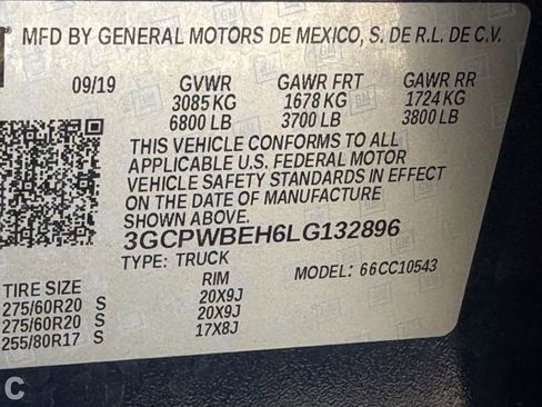 Used 2020 Chevrolet Silverado 1500 Custom w/ Infotainment Package RWD image 21