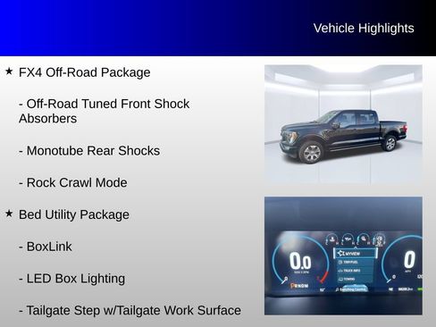 Used 2023 Ford F150 Platinum w/ FX4 Off-Road Package AWD/4WD image 12
