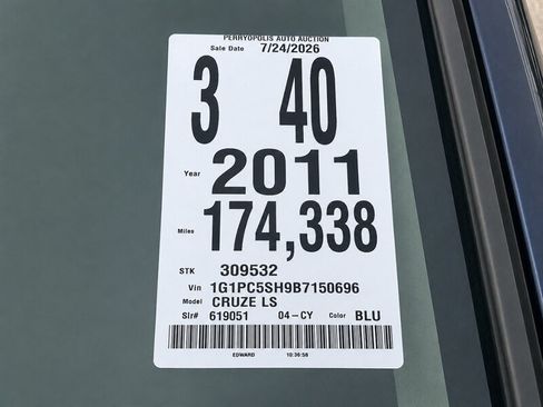 Used 2011 Chevrolet Cruze LS w/ Connectivity Package FWD image 34
