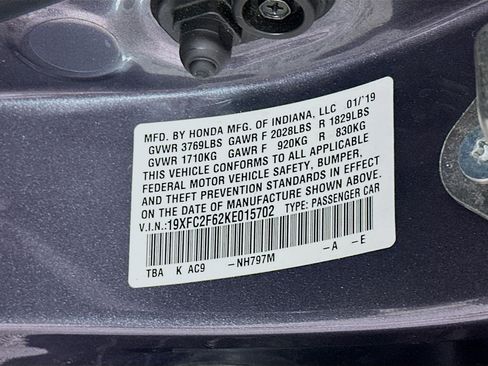 Used 2019 Honda Civic LX image 12