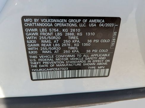 Used 2023 Volkswagen Atlas SE w/ Panoramic Sunroof Package FWD image 33
