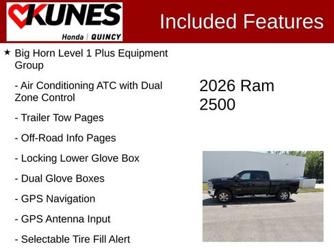 Used 2026 RAM 2500 Big Horn AWD/4WD image 3