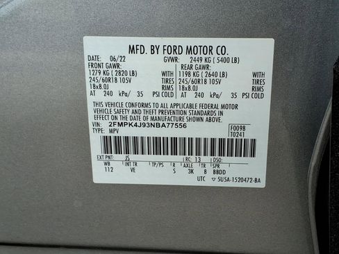Certified 2022 Ford Edge SEL w/ Convenience Package AWD/4WD image 29