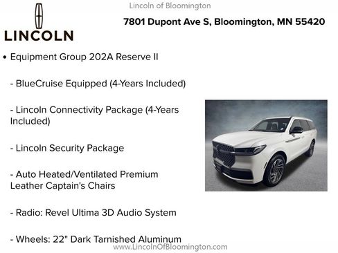 New 2026 Lincoln Navigator Reserve AWD/4WD image 5