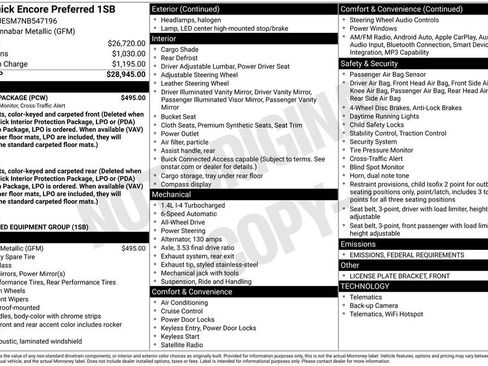 Used 2022 Buick Encore Preferred w/ Safety Package image 33