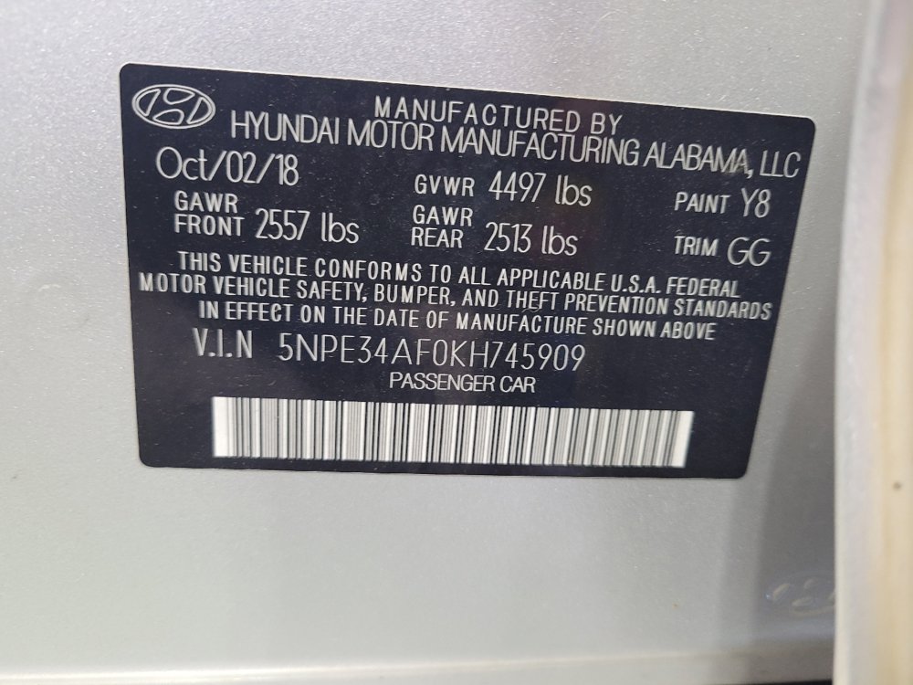 Used 2019 Hyundai Sonata SEL FWD image 33
