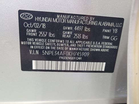 Used 2019 Hyundai Sonata SEL FWD image 33
