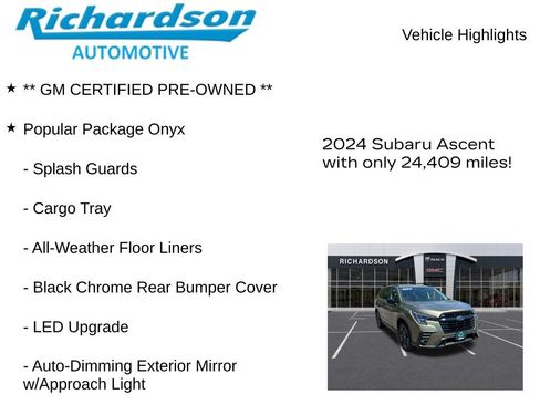 Used 2024 Subaru Ascent Onyx Edition w/ Popular Package Onyx AWD/4WD image 10
