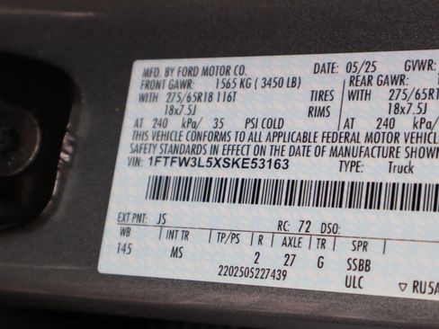 Used 2025 Ford F150 XLT w/ Equipment Group 301A Standard AWD/4WD image 37