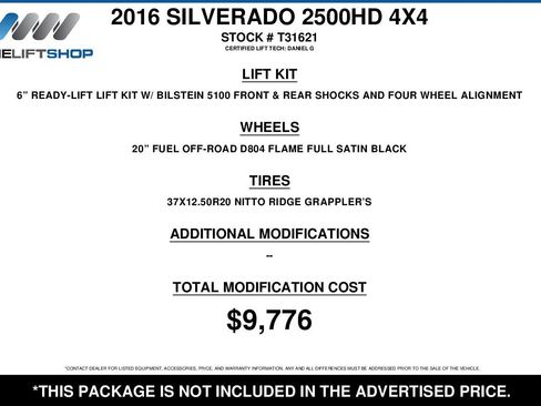Used 2016 Chevrolet Silverado 2500 High Country w/ Duramax Plus Package image 2