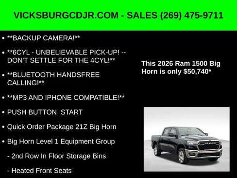 New 2026 RAM 1500 Big Horn image 5