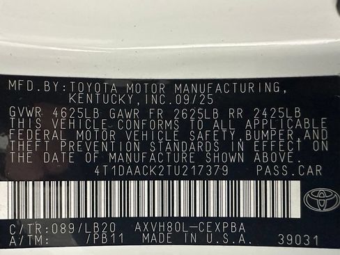 Used 2026 Toyota Camry XSE FWD image 11