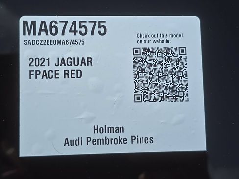 Used 2021 Jaguar F-PACE SVR AWD/4WD image 34