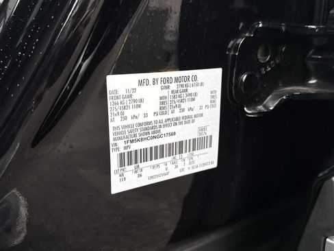 Used 2022 Ford Explorer Platinum w/ Equipment Group 601A image 33