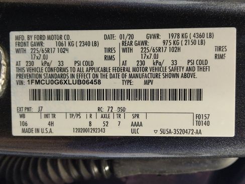 Used 2020 Ford Escape SE FWD image 33