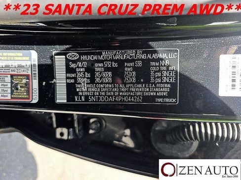 Used 2023 Hyundai Santa Cruz SEL Premium AWD/4WD image 22