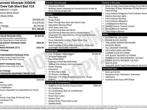 New 2026 Chevrolet Silverado 2500 Custom w/ Custom Value Package image 16
