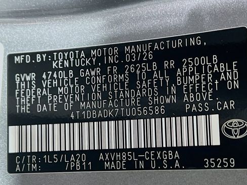 New 2026 Toyota Camry XLE AWD/4WD image 24