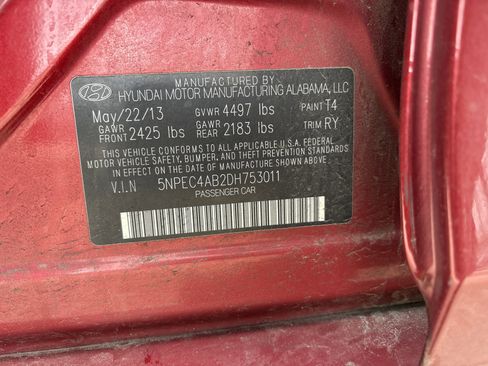 Used 2013 Hyundai Sonata SE image 5