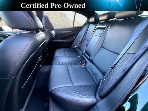 Used 2023 INFINITI Q50 Red Sport 400 w/ Black Opal Edition image 26