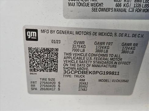 Used 2023 Chevrolet Silverado 1500 Custom AWD/4WD image 18